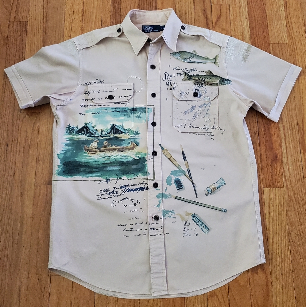 Vintage Polo Ralph Lauren Trapper Lake S/S Button Down